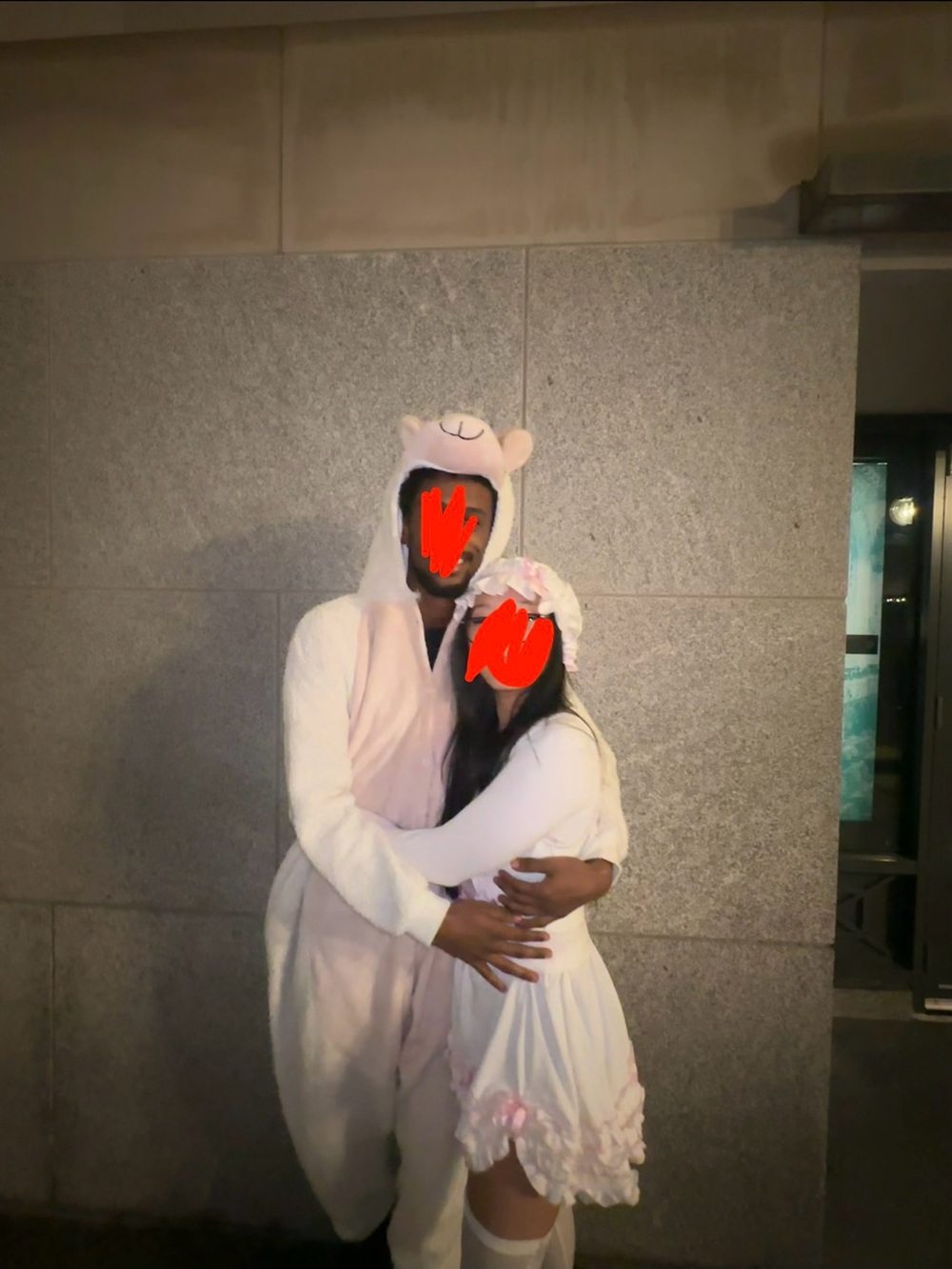 Bo peep & sheep couple costume spirit Halloween